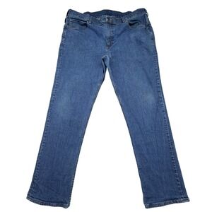 40 Grit by Duluth Trading Men's Slim Fit Jeans Size 42x32 Blue Denim